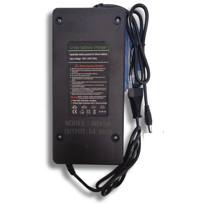 Caricabatterie a Litio 6V 48V 5A | Caricatore Rapido Input 180v-240v 50hz per Monopattini, Biciclette Elettriche - immagine 2