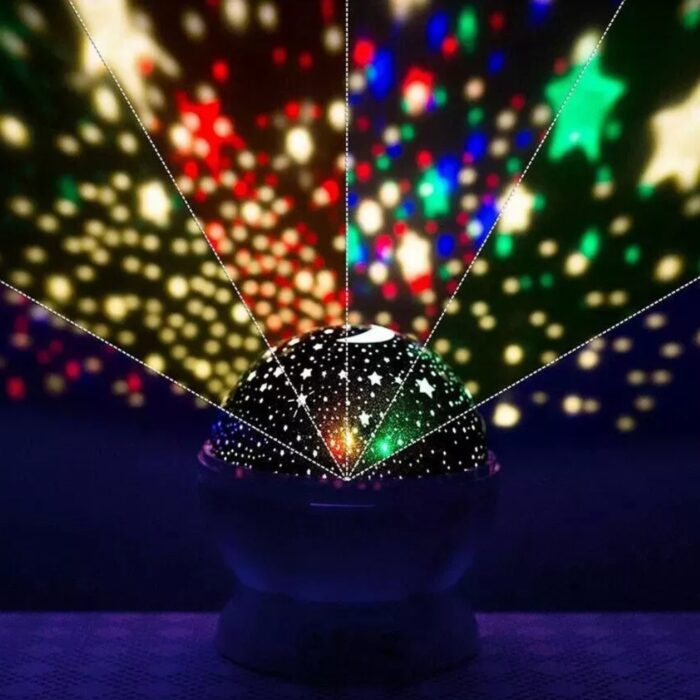 Proiettore Cielo Stellato e Galassia USB | Lampada LED Notturna Rotante per Bambini e Ragazzi - immagine 4