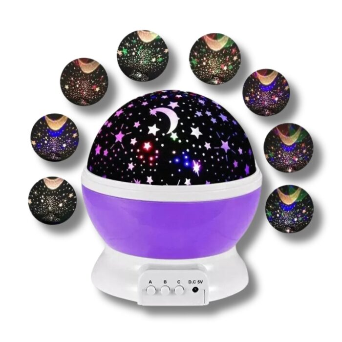 Proiettore Cielo Stellato e Galassia USB | Lampada LED Notturna Rotante per Bambini e Ragazzi - immagine 6