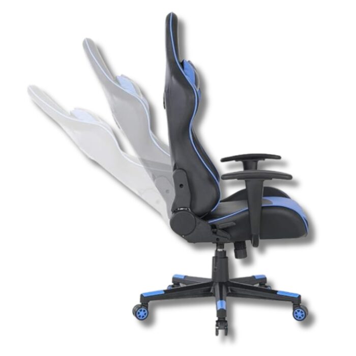 Sedia da Gaming Ergonomica con Cuscini e Braccioli | Poltrona Reclinabile Telescopica per Ufficio - immagine 6