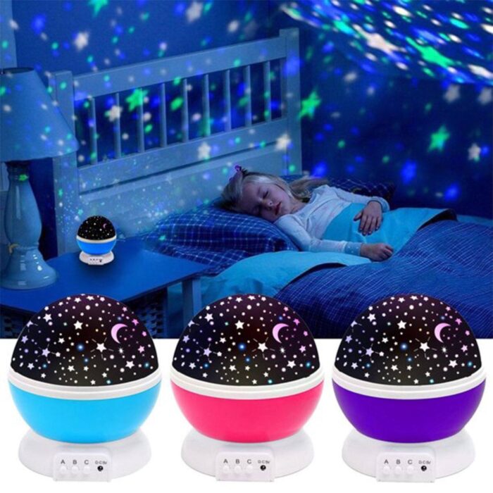 Proiettore Cielo Stellato e Galassia USB | Lampada LED Notturna Rotante per Bambini e Ragazzi - immagine 2