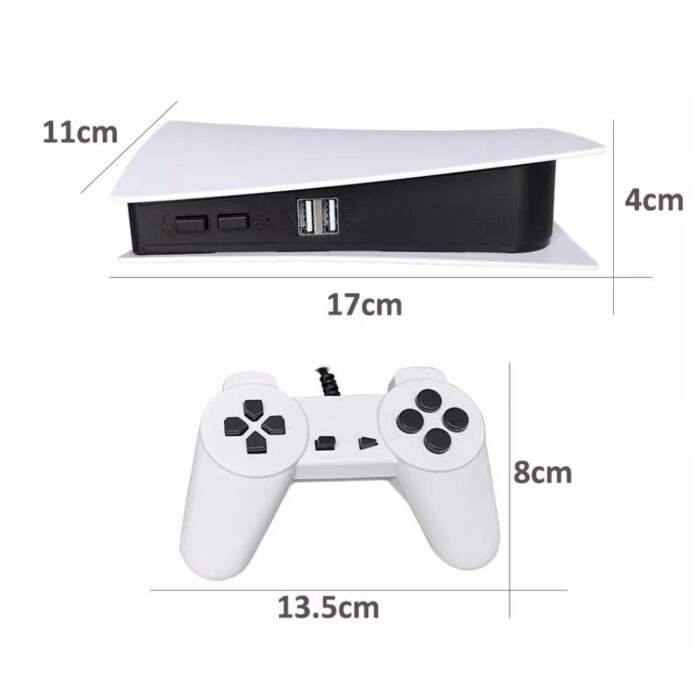 Console Game Station 5 con 200 Giochi Classici 2 Gamepad | GS5 8 Bit  HDMI AV USB - immagine 7