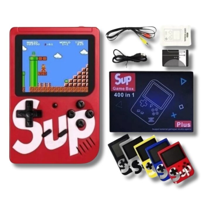 Game Boy Console 400 Giochi 8 Bit | Videogame Retrò SUP Schermo TV Portatile - immagine 2