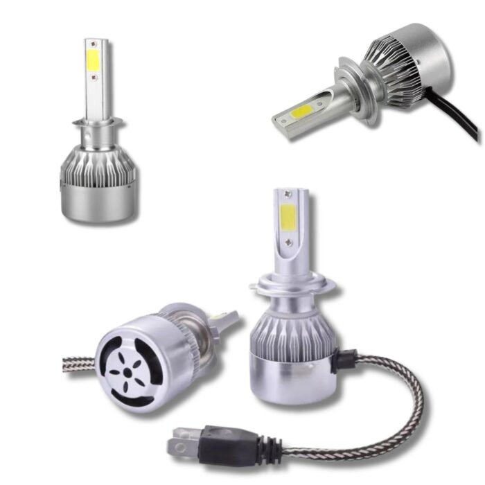 Coppia Lampadine LED H1 C6 per Auto, Moto | Faretti 36W Luce Bianca 6000K - immagine 2