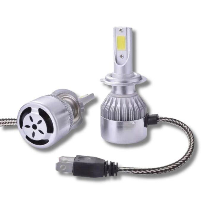 Coppia Lampadine LED H1 C6 per Auto, Moto | Faretti 36W Luce Bianca 6000K - immagine 4