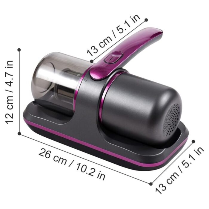 Aspirapolvere Senza Fili Manuale 100W | Aspiramaterassi Portatile per Divani, Letti, Tappeti USB - immagine 7