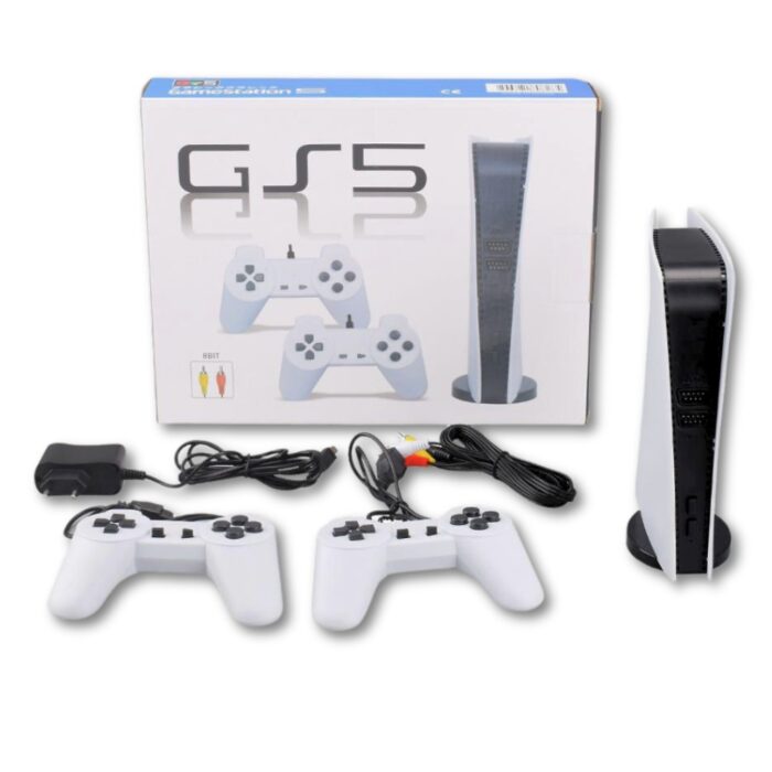 Console Game Station 5 con 200 Giochi Classici 2 Gamepad | GS5 8 Bit  HDMI AV USB - immagine 5
