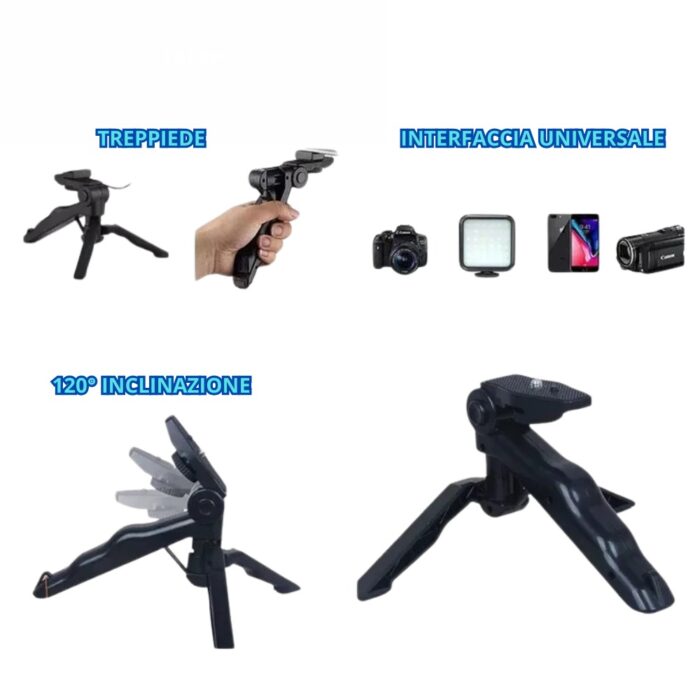 Kit Videomaking per Smartphone con Treppiede | Luce LED e Microfono per i tuoi Video Professionali - immagine 5