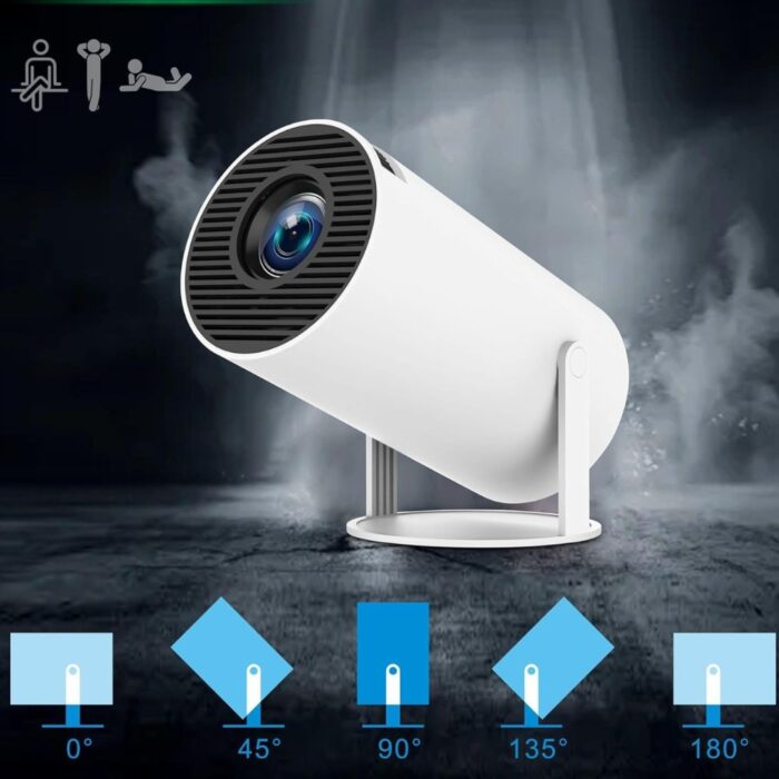 Proiettore con 2 Joystick 4K Bluetooth Wi-Fi | Riflettore Regolabile per Giochi, Film, Serie con Telecomando - immagine 7