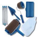 Set 6 pz Pittura con Rullo Anti Gocciolamento | Serbatoio Ricaricabile per Vernice