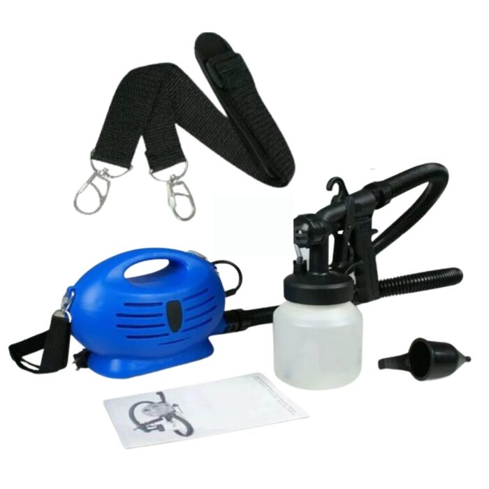 Pistola a Spruzzo Elettrica 800ml con Tracolla | Compressore Portatile per Vernice Piant Zoom - immagine 2
