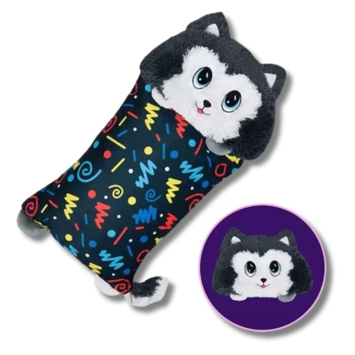 Federa per Cuscino 2 in 1 con Peluche Rimovibile | Copricuscino Soffice Gioco per Bambini - immagine 5