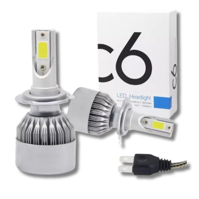Coppia Lampadine LED H1 C6 per Auto, Moto | Faretti 36W Luce Bianca 6000K - immagine 7