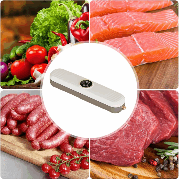 Macchina Sottovuoto per Alimenti 62KPa | Sigillatrice Automatica con Modalità Umido/Secco e LED - immagine 5