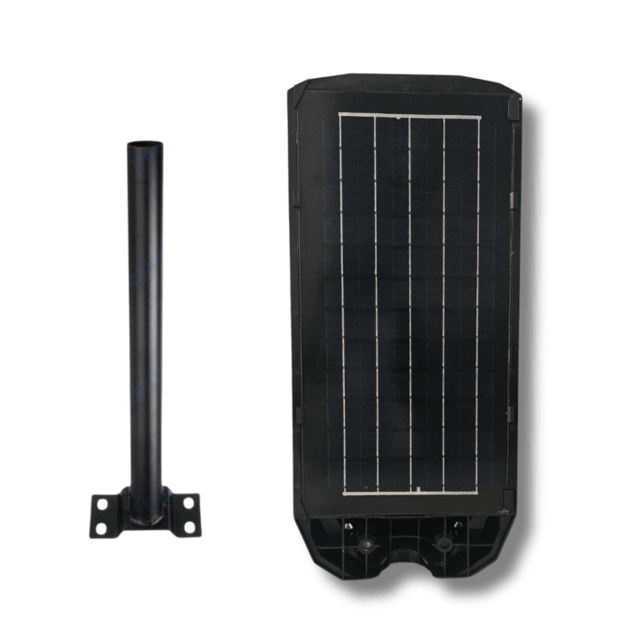 Lampione Stradale LED 400W Con Pannello Solare, Sensore Crepuscolare e Telecomando - immagine 2