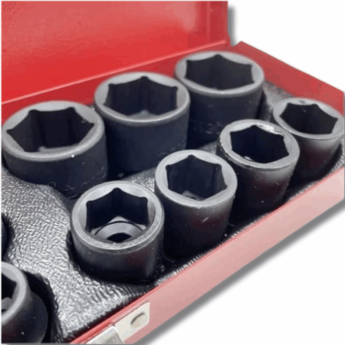 Set 20 Bussole da 1/2" Potenziate per Avvitatore Pneumatico 8-32mm - immagine 2