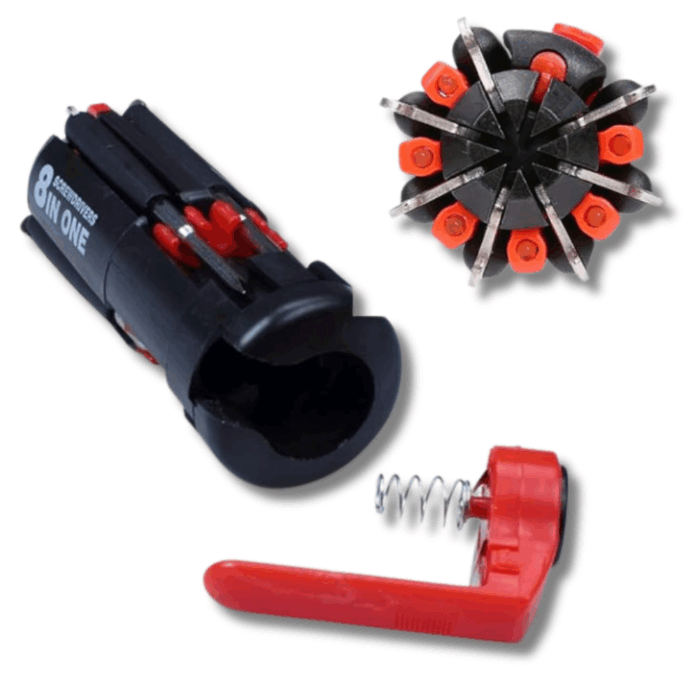 Cacciavite Multifunzione 8 in 1 con Torcia LED Potente - immagine 6