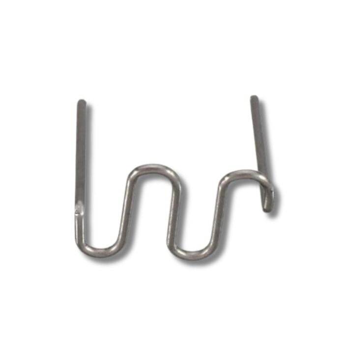 Kit 500 pz Graffette Punti Metallici per Pistola Saldatrice Plastica 0.8mm Riparazione Auto - immagine 3