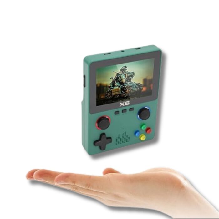 X6 Console di Gioco 3,5" Doppio Analogico 3D | Portatile con Scheda SD 32Gb USB - immagine 4