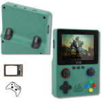 X6 Console di Gioco 3,5" Doppio Analogico 3D | Portatile con Scheda SD 32Gb USB