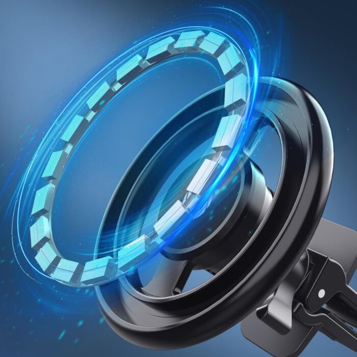 Supporto per Cellulare Magnetico Rotazione 360° | Porta Telefono per Presa Aria per Auto - immagine 3