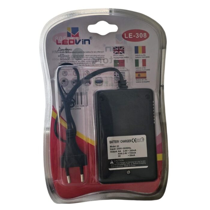 Caricabatterie Universale con 2 Pile AA 6800mAh + 2 AAA 4800mAh Inclusi - immagine 2