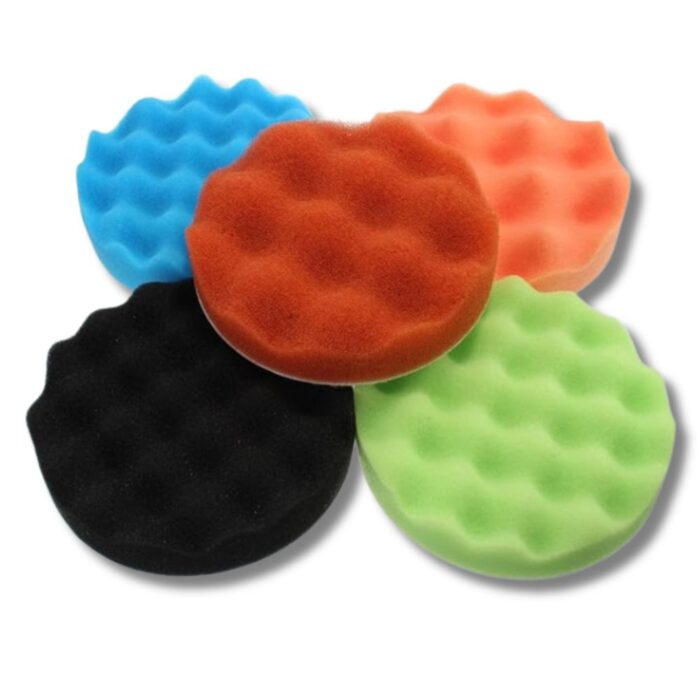 Ricambi Lucidatrice 6 Pezzi Diametro 8cm con Adattatore | Colori Assortiti - immagine 2