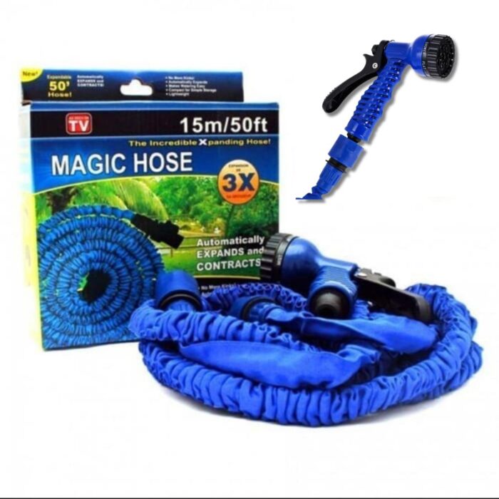 Tubo da Giardino 15m Espandibile 3X | Potente, Estensibile e Anti-Groviglio - immagine 2