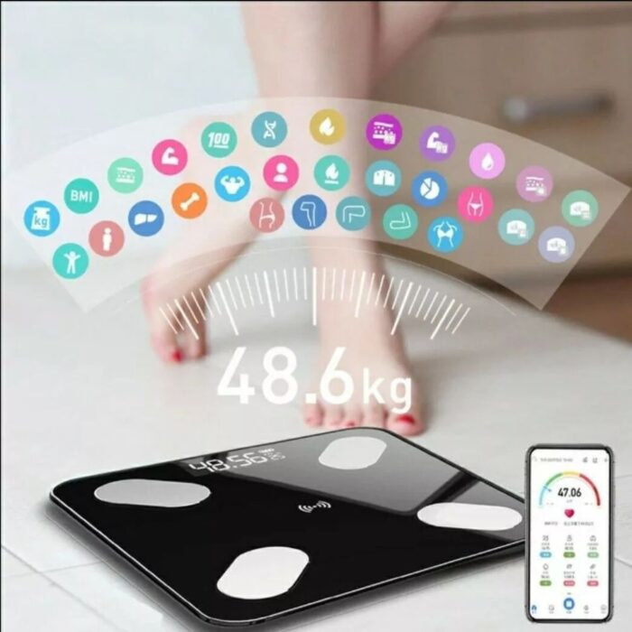 Bilancia Smart Digitale 180Kg Bluetooth | Grasso Corporeo e Composizione - immagine 2