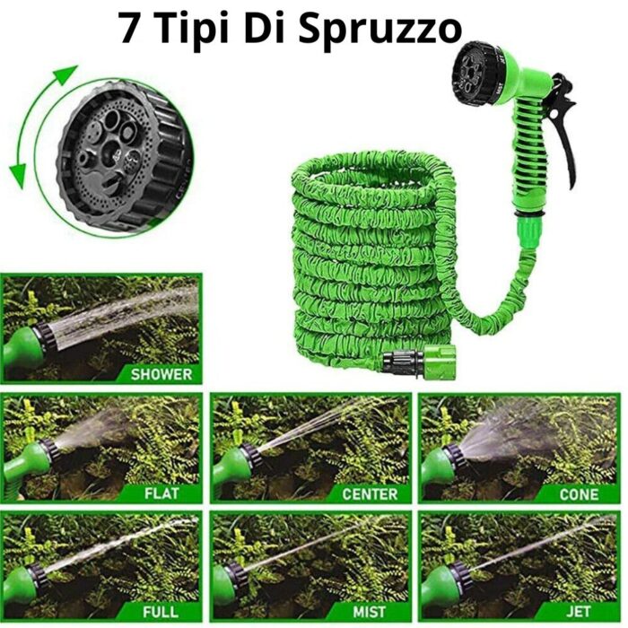 Tubo da Giardino 15m Espandibile 3X | Potente, Estensibile e Anti-Groviglio - immagine 3