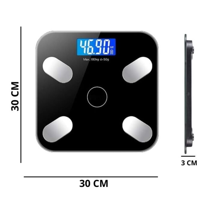 Bilancia Smart Digitale 180Kg Bluetooth | Grasso Corporeo e Composizione - immagine 4
