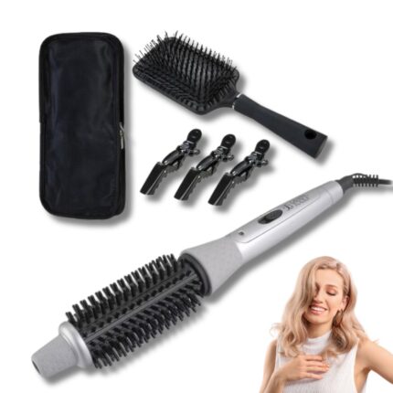 Spazzola Piastra Riscaldata 2 in 1 Fusion Styler | Multi-Styler Professionale per Capelli Perfetti