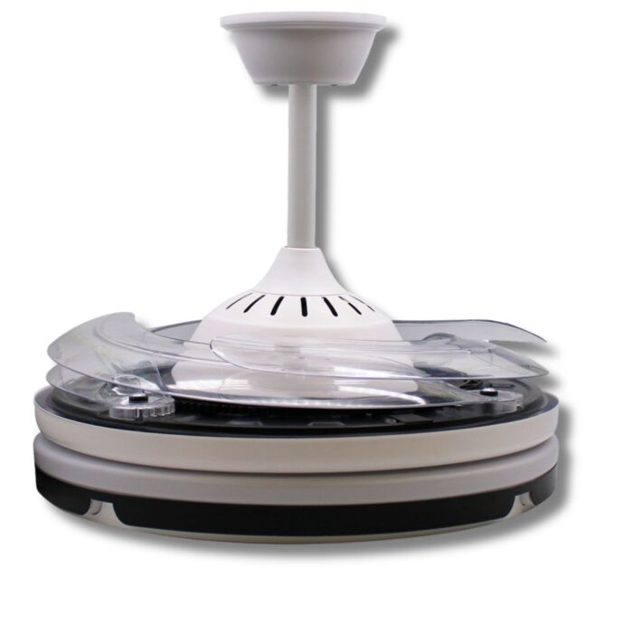 Ventilatore da Soffitto con Luce LED 200W | Lampadario con Pale e Luce Switch 3 Toni - immagine 2