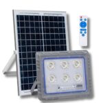 Faro Solare LED 200W Slim IP66 | Pannello Crepuscolare in Alluminio Pressofuso