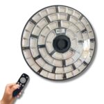 Lampione Solare LED 5000W Circolare UFO | IP66 con Sensore Crepuscolare e Movimento